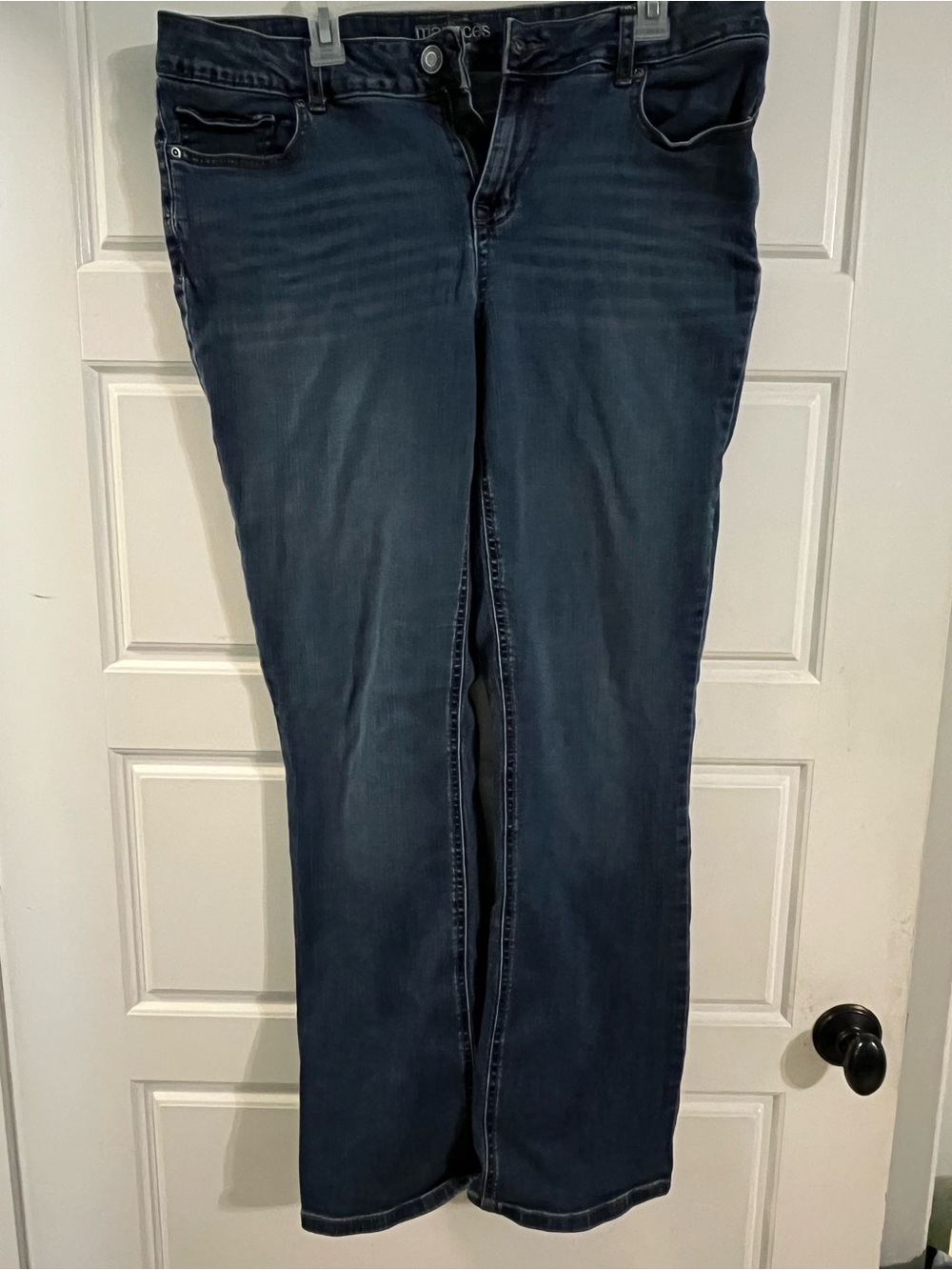 Maurices Dark Blue Straight Leg Jeans